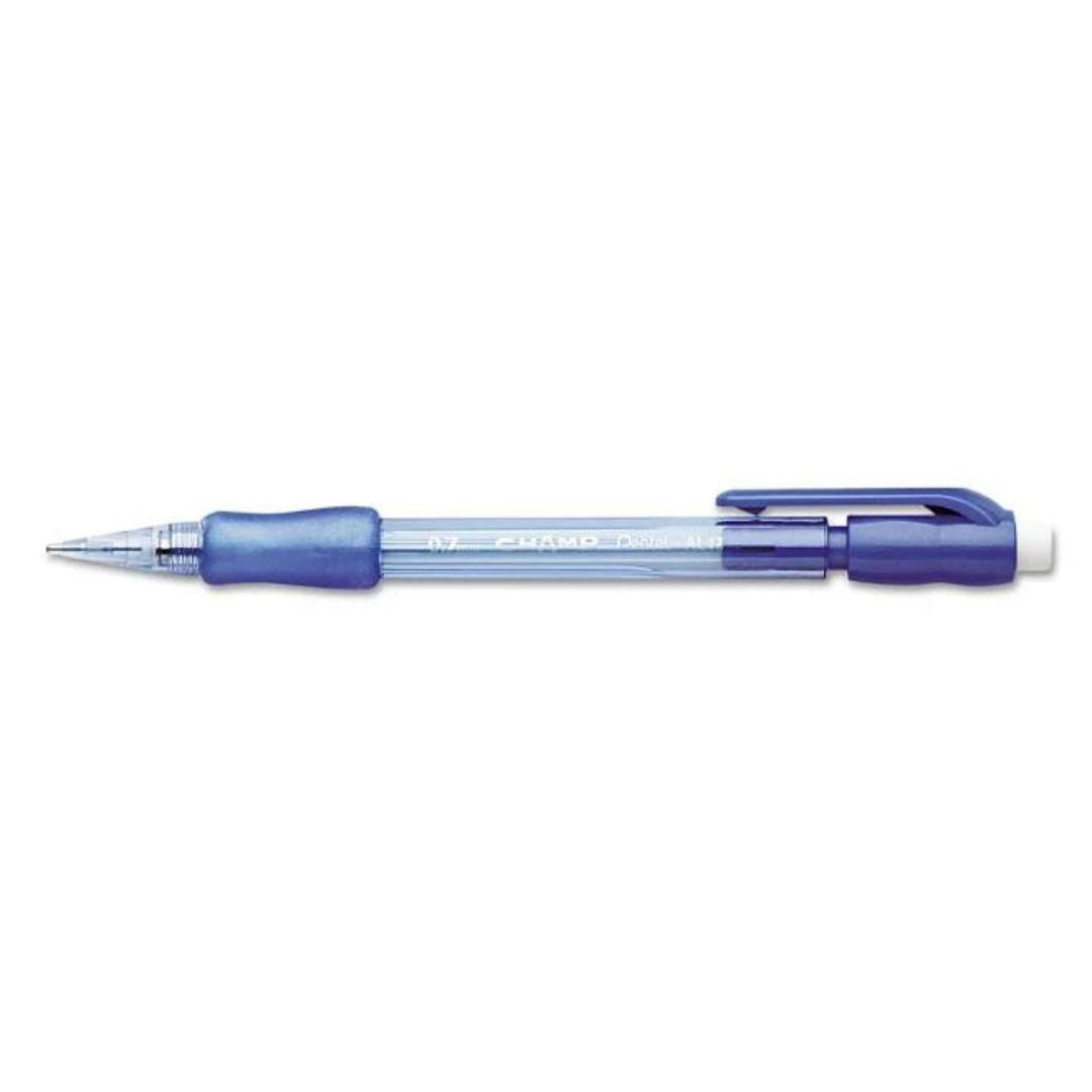 Pentel Champ 0.7 mm, Mechanical Pencil, Blue Barrel 24 ct.