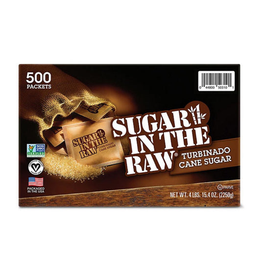 Sugar in the Raw Natural Cane Turbinado Sugar 500 Pack