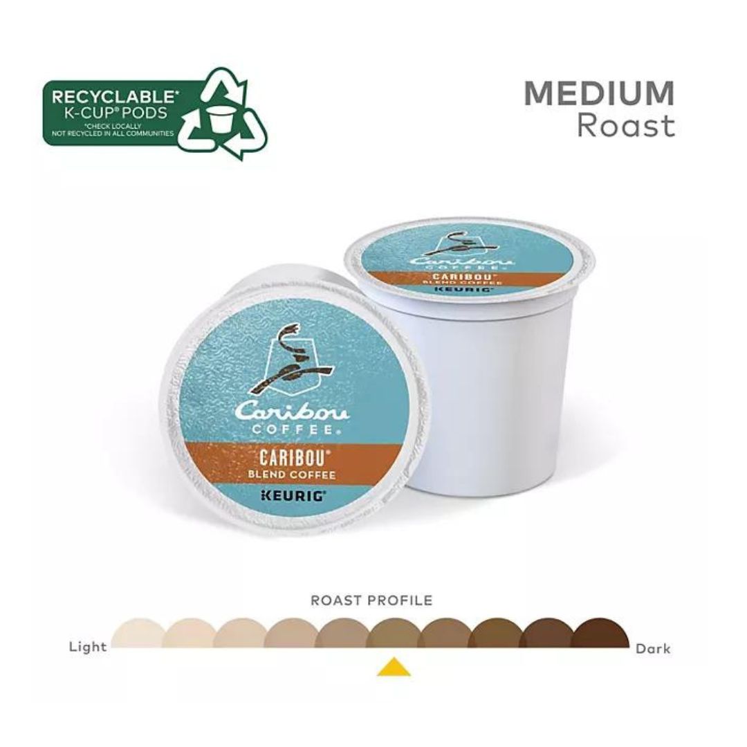 Caribou Coffee Caribou Blend K-Cup Pods 100 ct.