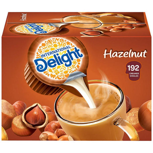 International Delight Hazelnut Coffee Creamer Singles 192 ct.