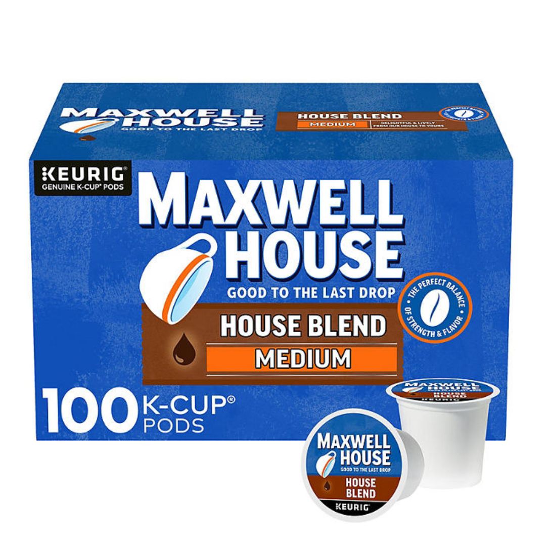 Maxwell House Medium Roast House Blend Coffee K-Cups 100 ct.