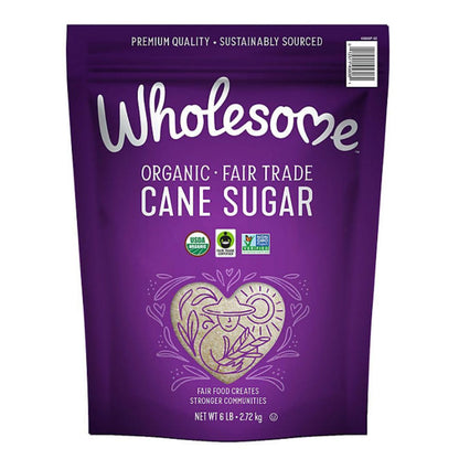 Wholesome Organic Cane Sugar 6 lbs.