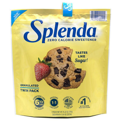 SPLENDA Granulated Sweetener Twin Pack 12.6oz. 2 Pack