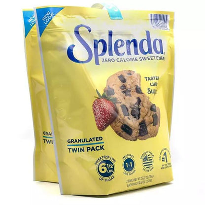 SPLENDA Granulated Sweetener Twin Pack 12.6oz. 2 Pack