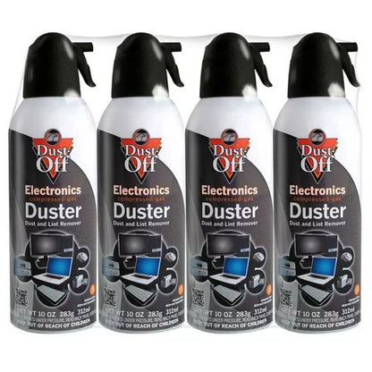 Falcon Dust-Off Compressed Gas Duster 10oz. Pack of 4