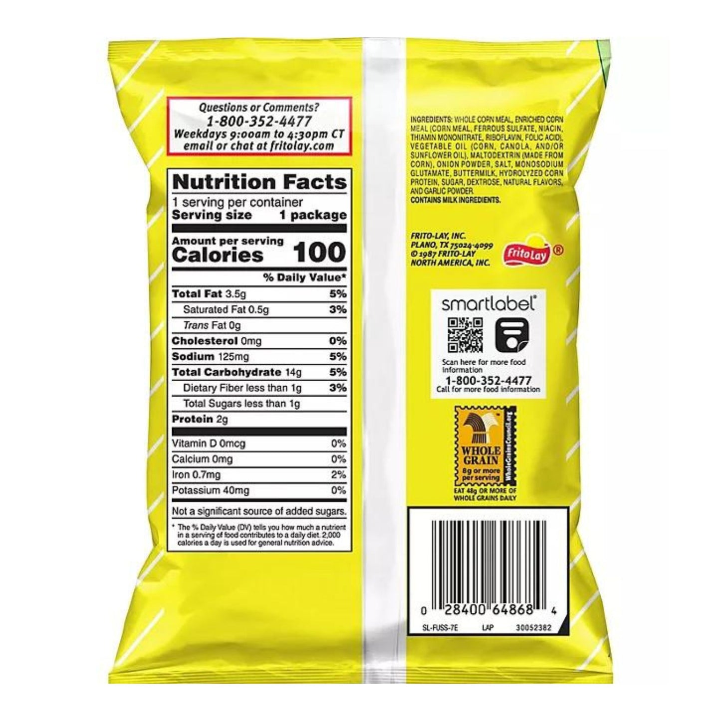 Funyuns Snack Size 0.75 oz. 50bags per Pack