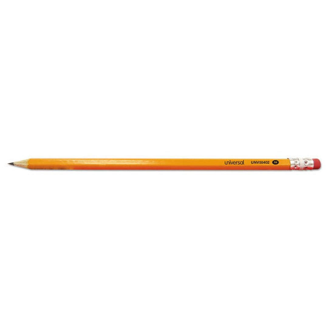 Universal #2 Pre-Sharpened Woodcase Pencil, HB #2, 72ct. per Pack