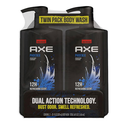 AXE Phoenix Body Wash for Men with Pump 28fl oz. 2ct.