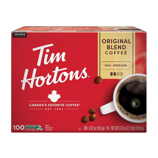 Tim Hortons Original Blend Premium Coffee 100 ct.