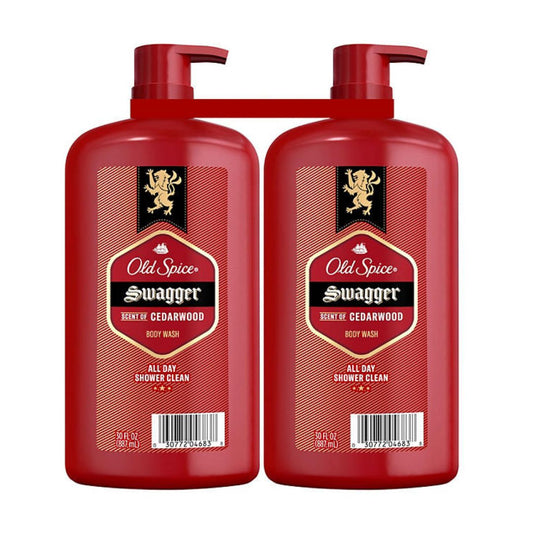 Old Spice Swagger Scent of Confidence, Body Wash for Men 30fl. oz. 2 pack