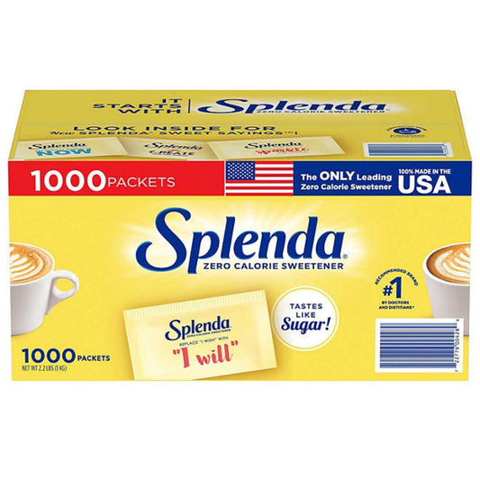 Splenda Zero Calorie Sweetener Packets 1,000 ct.