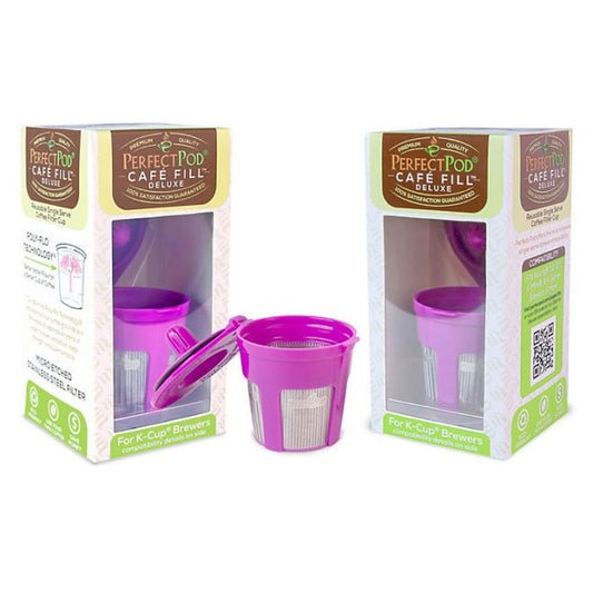 Perfect Pod Cafe-Fill Deluxe Reusable K-Cup Filter  2ct.