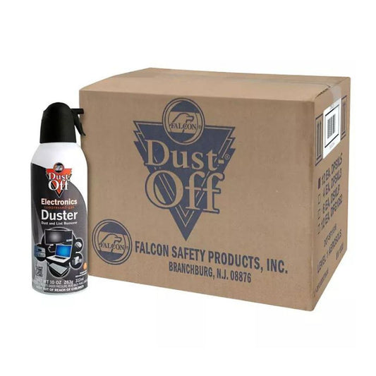 Falcon Dust-Off Compressed Gas Duster 10oz. Pack of 12