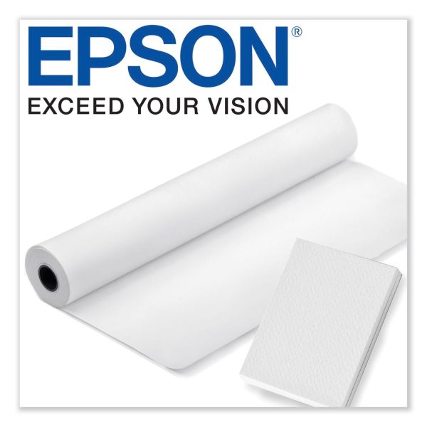 Epson Presentation Paper, Letter Size 8 1/2" x 11", 27 Lb, Matte White, Pack Of 100 Sheets