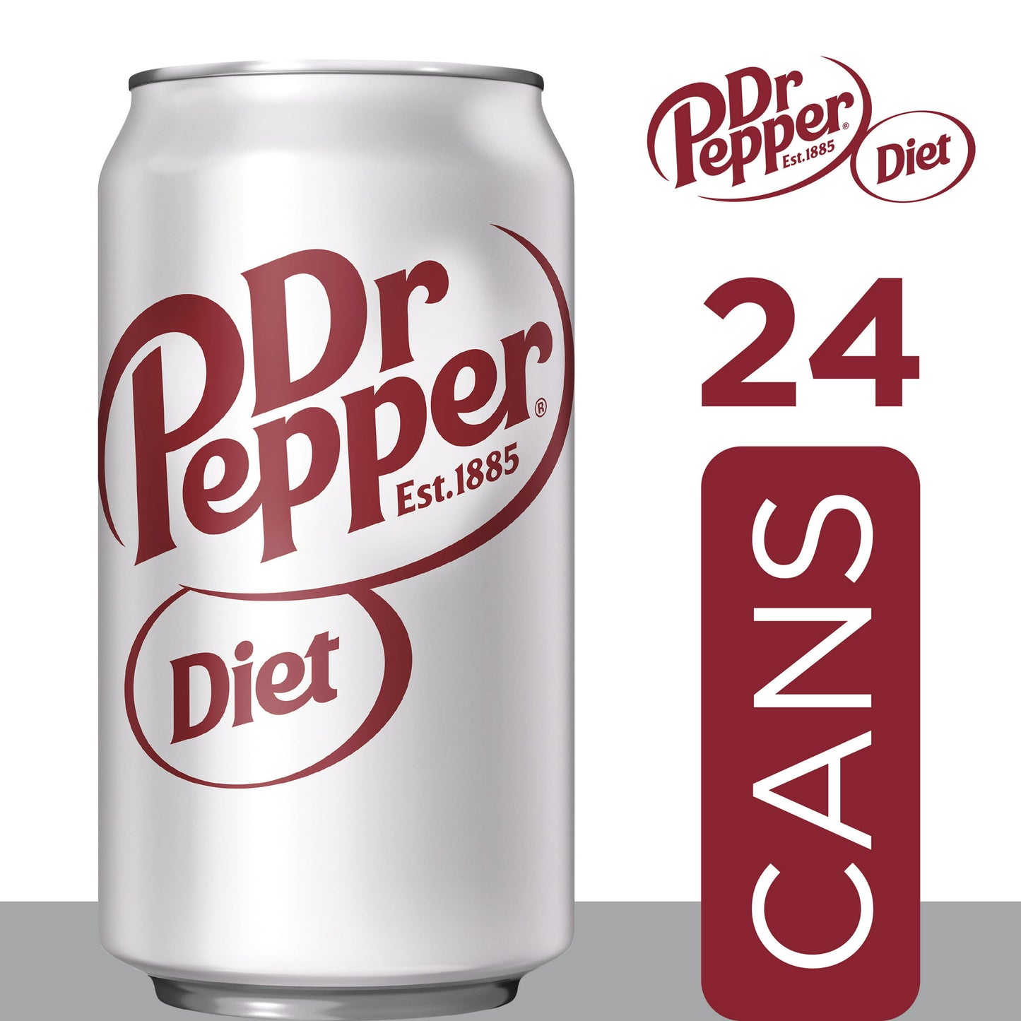 Diet Dr Pepper 12 Oz, Case Of 24 Cans