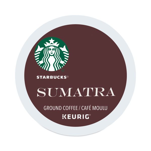 Starbucks Single-Serve Coffee K-Cup, Sumatra, Box Of 24