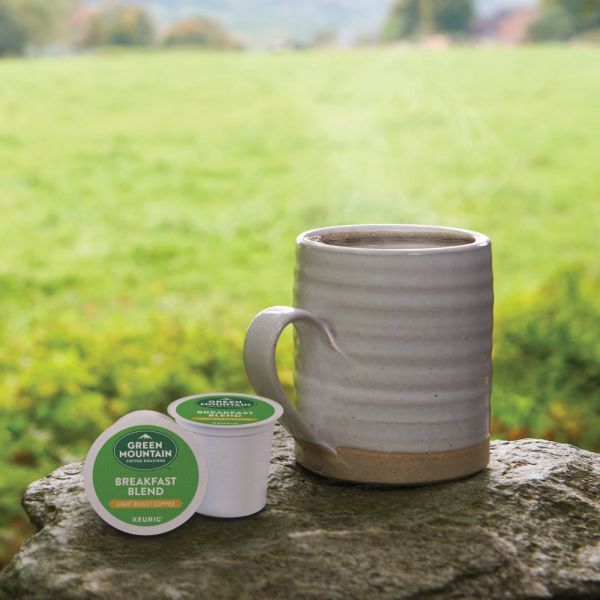 Green Mountain Coffee Single-Serve Coffee K-Cup, Breakfast Blend, Light Roast, Box Of 48