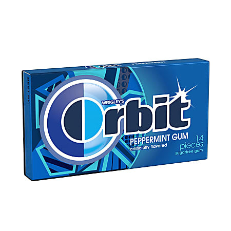 Orbit Gum Peppermint 0.95 Oz. Box Of 12