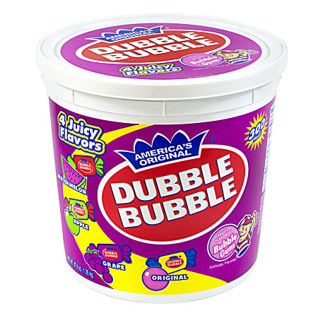 Dubble Bubble Assorted Twist Tub 300 Pieces