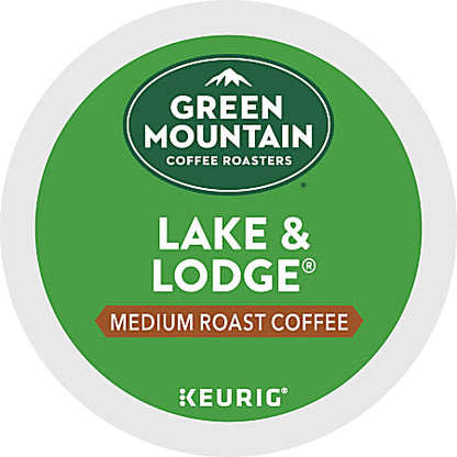 Green Mountain Coffee Single-Serve Coffee K-Cup Pods, Lake & Lodge, Box Of 24